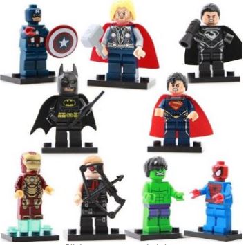 lego mini superheroes