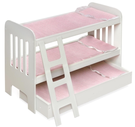 badger basket trundle doll bunk beds