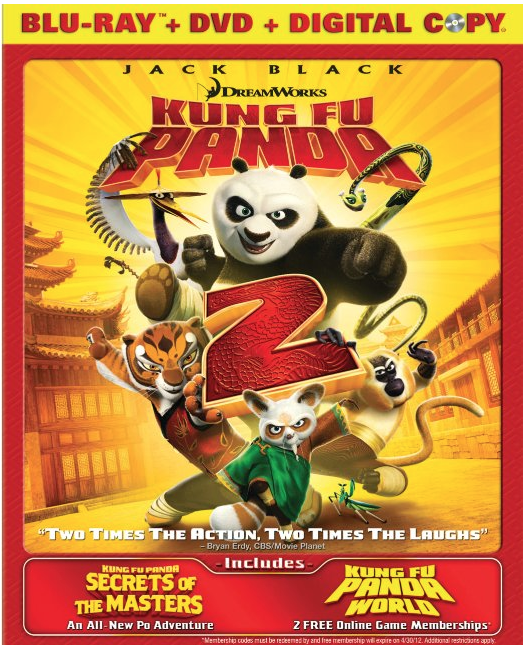 Kung Fu Panda 2 Secrets Of The Masters Two Disc Blu Ray Dvd Combo For 7 99 Best Price Frugal Living Nw
