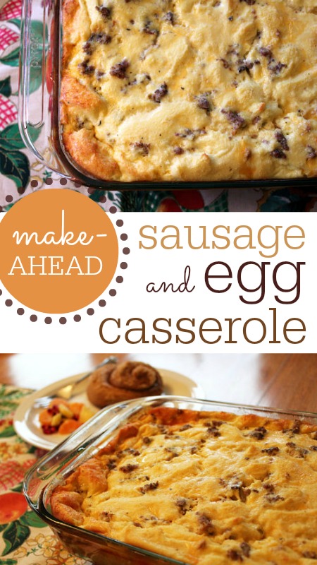 Make Ahead Sausage Egg Bake | Recipes