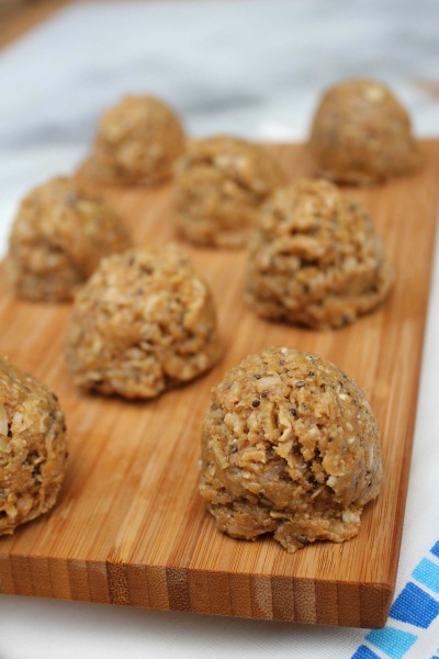 No-Bake Peanut Butter Energy Balls - The Frugal Girl