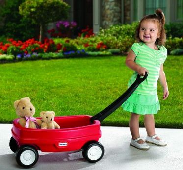 little tikes green wagon