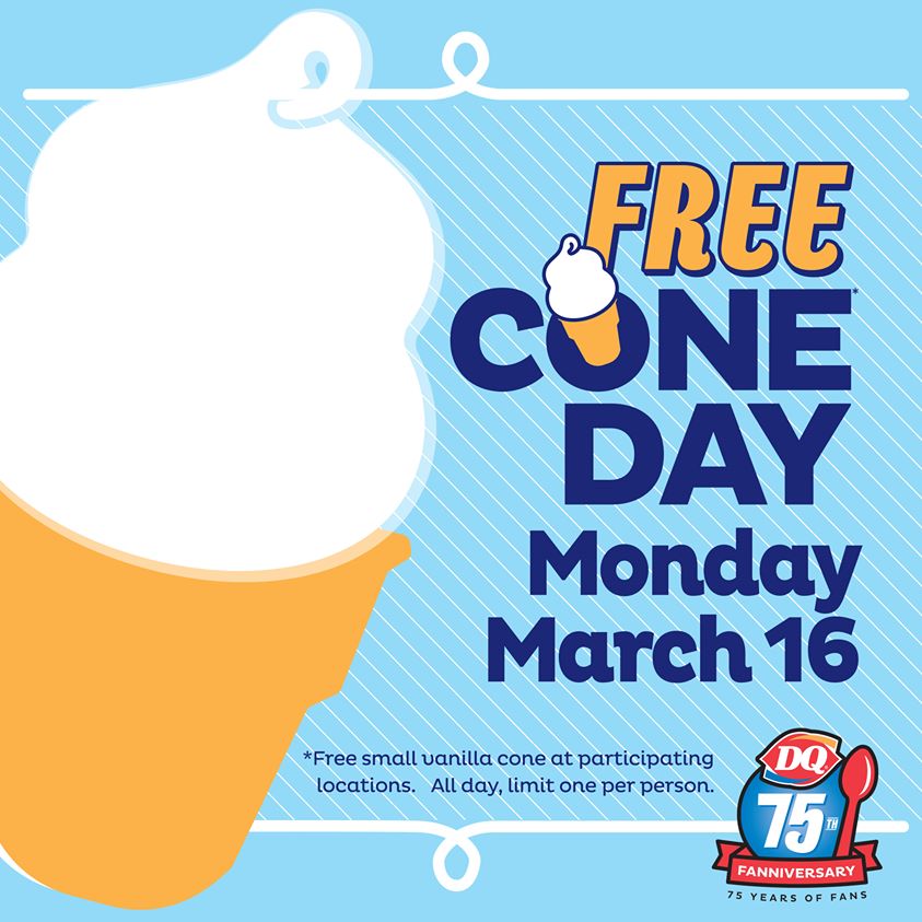 FREE Soft Serve Cone at Dairy Queen — March 16 - Frugal Living NW
