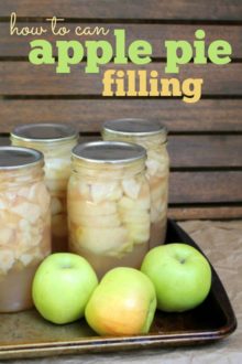 How to Can Apple Pie Filling | Frugal Living NW