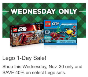 Fred Meyer 40 Off Select Lego And Duplo Sets Wednesday Only 11 30 Frugal Living Nw - roblox toys fred meyer