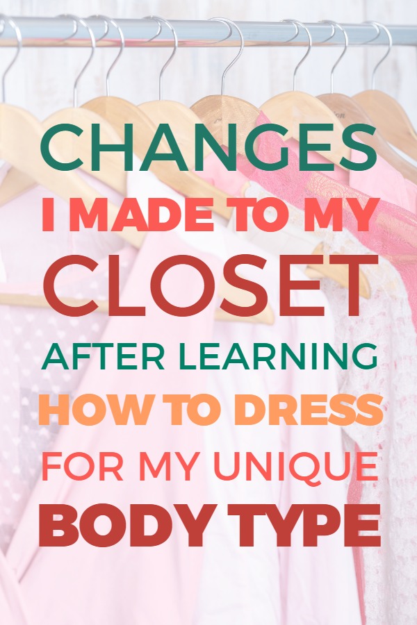 3 changes I've made to my closet after learning how to dress for