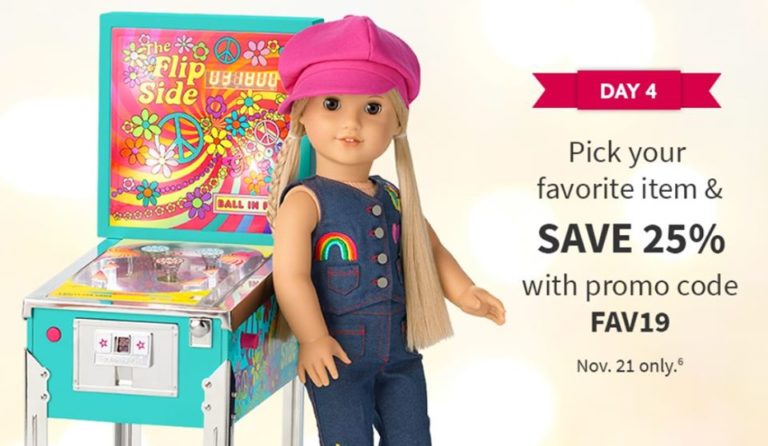 american girl doll discount code