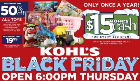 kohls toys black friday