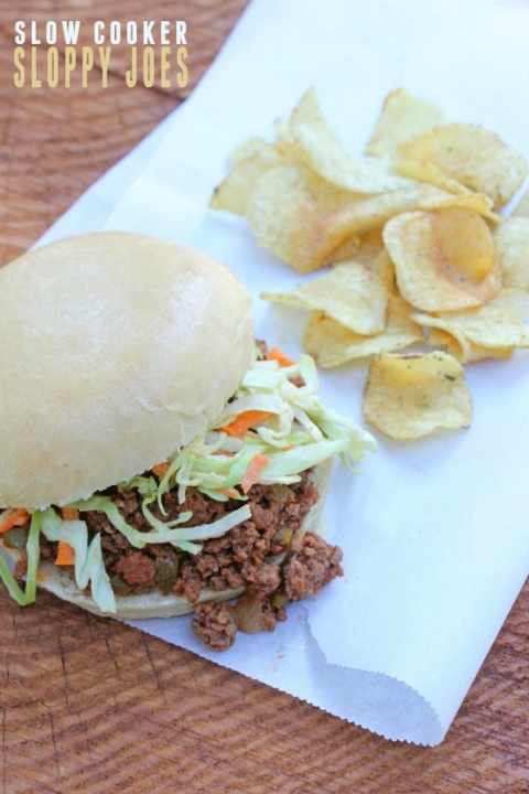 Crockpot Camping Sloppy Joes