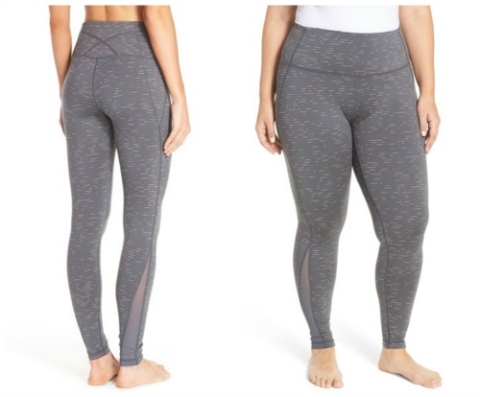 Destyer Women Fold-Over Waistband Flared Boot Leg Yoga Workout Pants (H  Grey Black M 