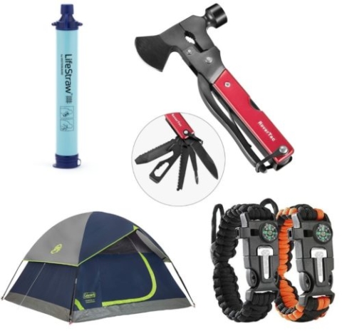 family camping equipment