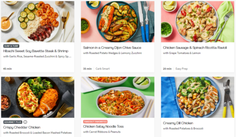 Early meal kit Black Friday deals from HelloFresh and more