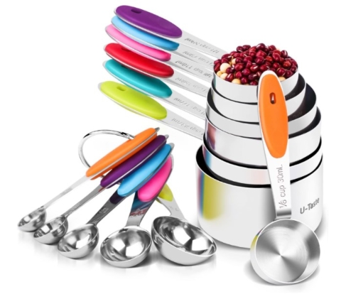 KitchenAid Measuring Cups and Spoons - Red, 9 pc - Fred Meyer